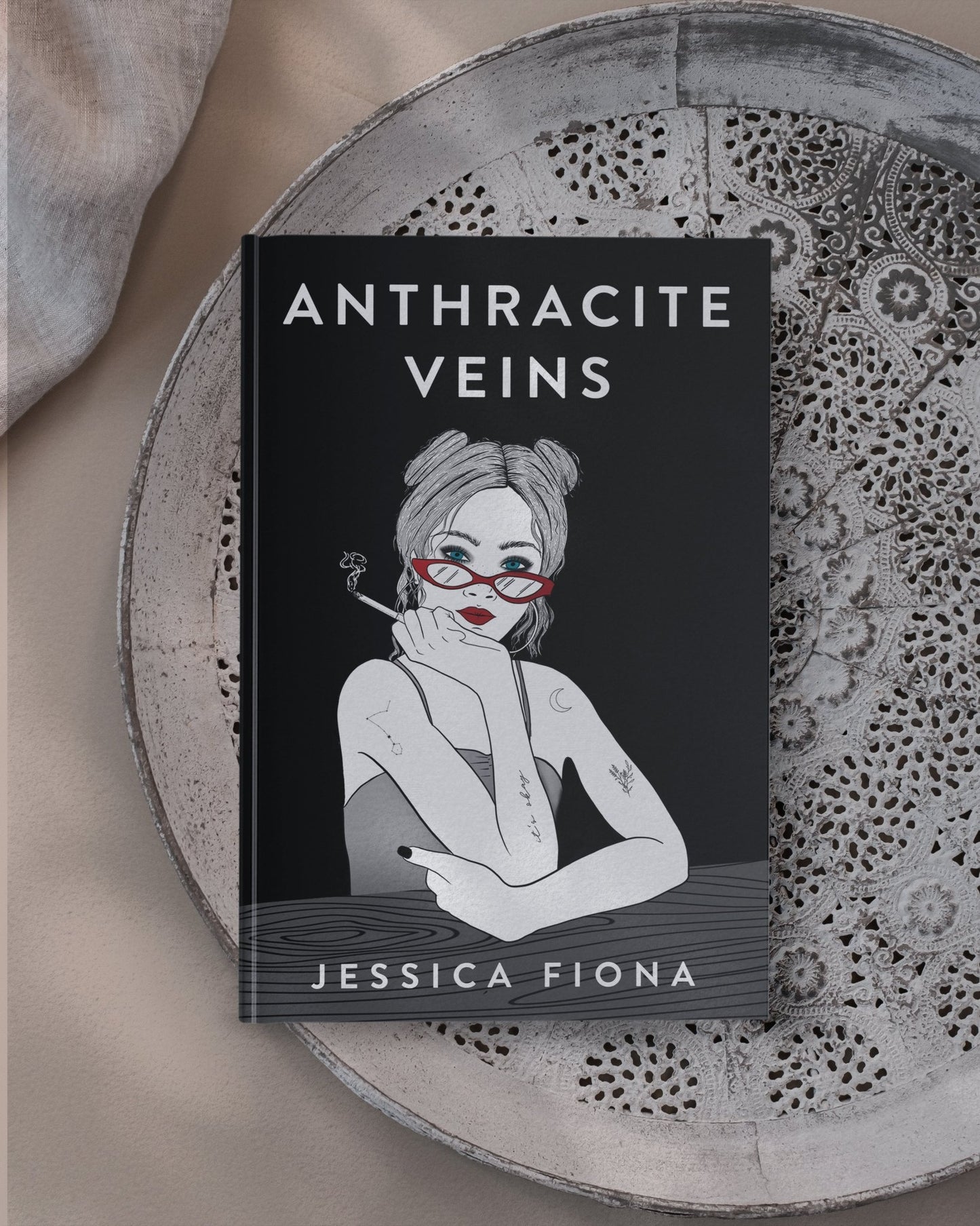 Anthracite Veins- signed paperback - Thoughts By Jessica Fiona