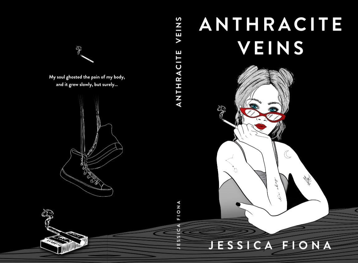Anthracite Veins- signed paperback - Thoughts By Jessica Fiona